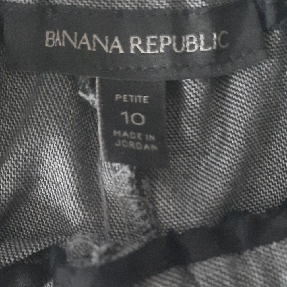 Womens Banana Republic Pants Grey 10p Nwot - Picture 2 of 6